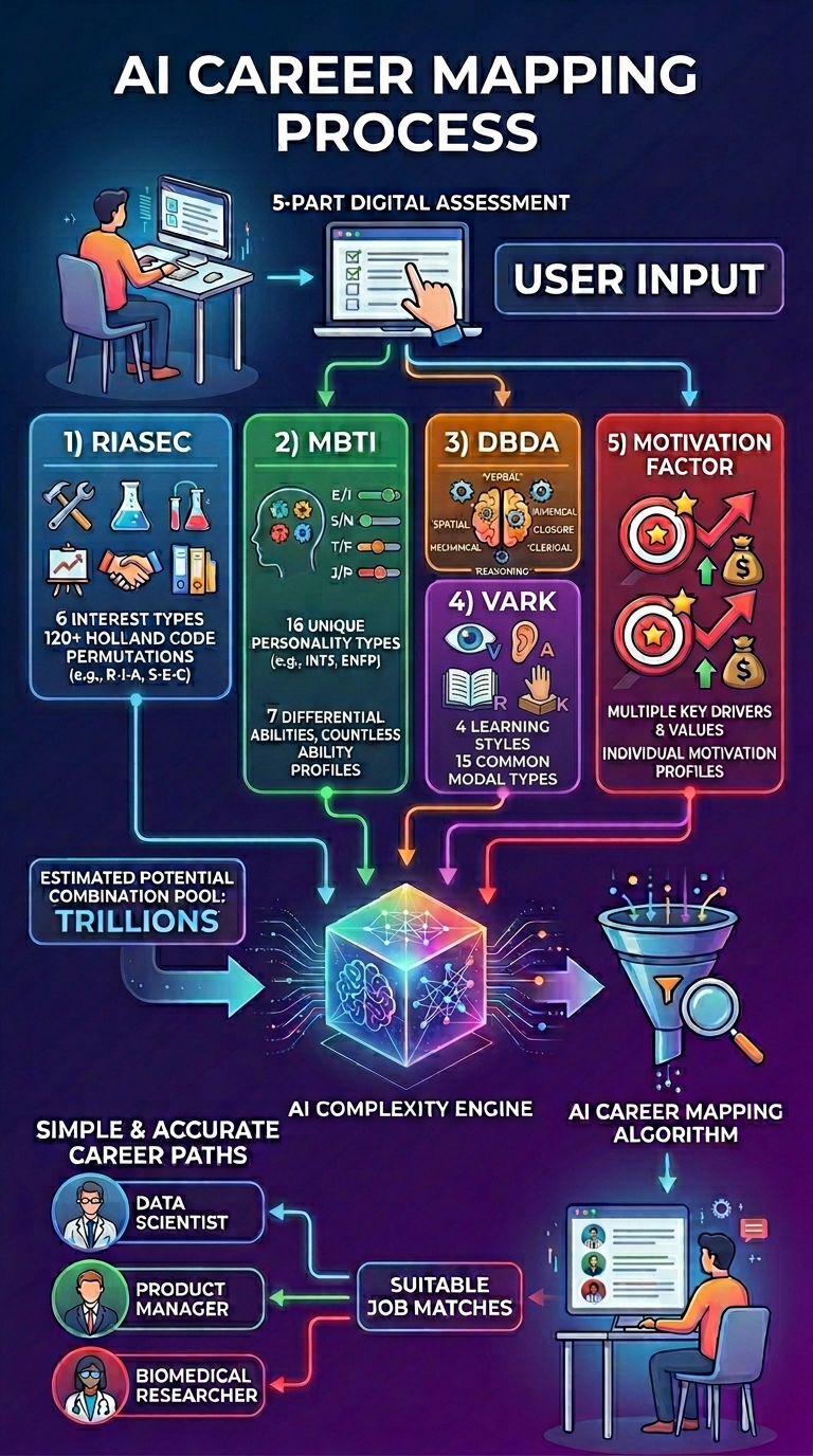 AI career mapping process