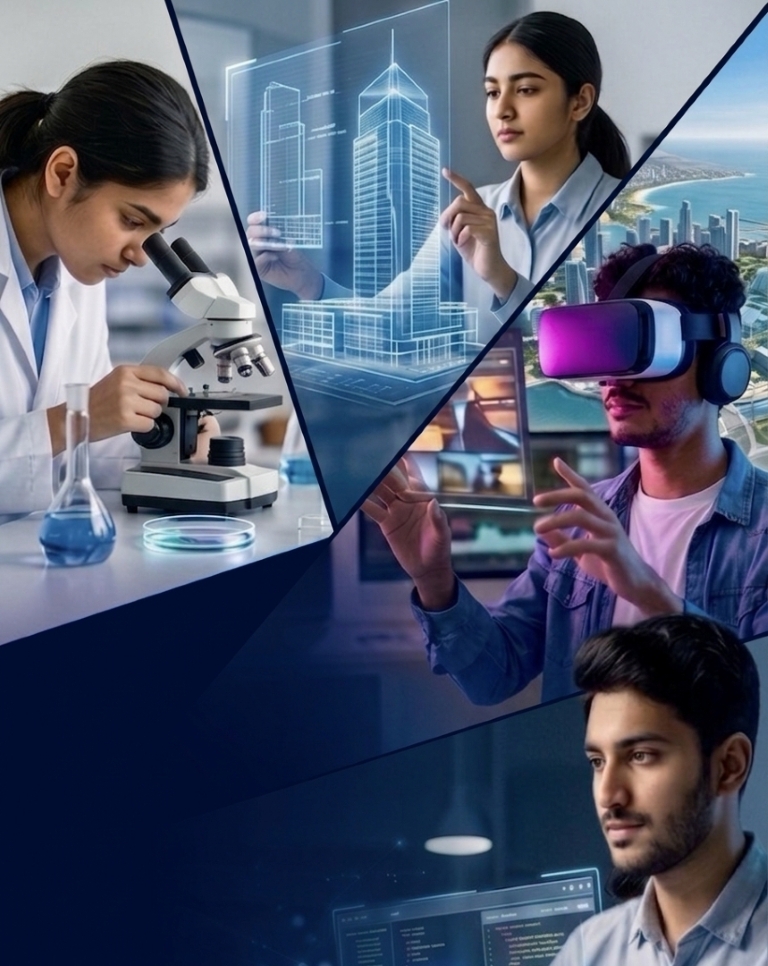 CHOOSE YOUR
IDEAL PATH.
SHAPE YOUR CAREER.