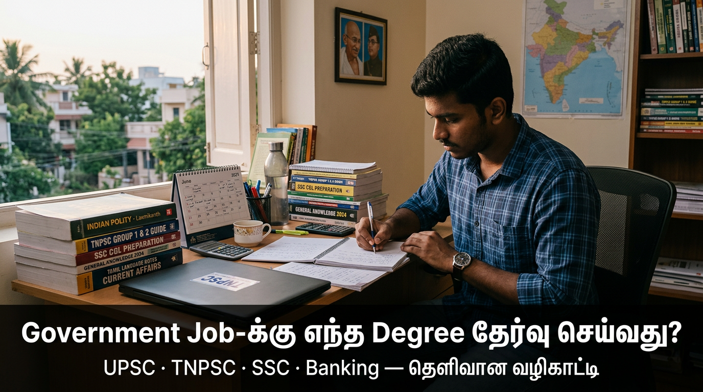 Government Job-க்கு எந்த Degree தேர்வு செய்வது?
