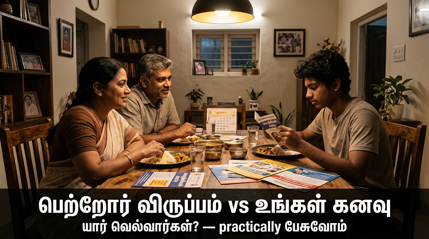 பெற்றோர் விருப்பம் vs உங்கள் கனவு — யார் வெல்வார்கள்?